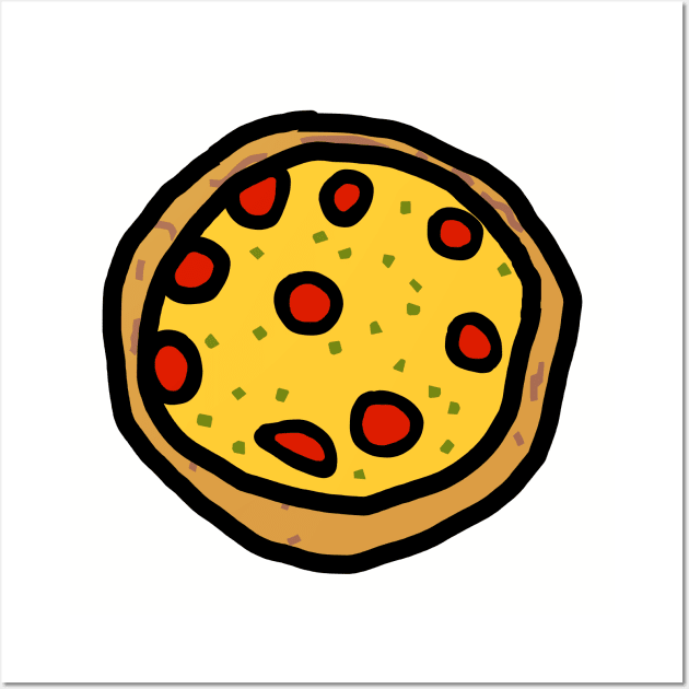 Food for Pizza Pi Day Wall Art by ellenhenryart